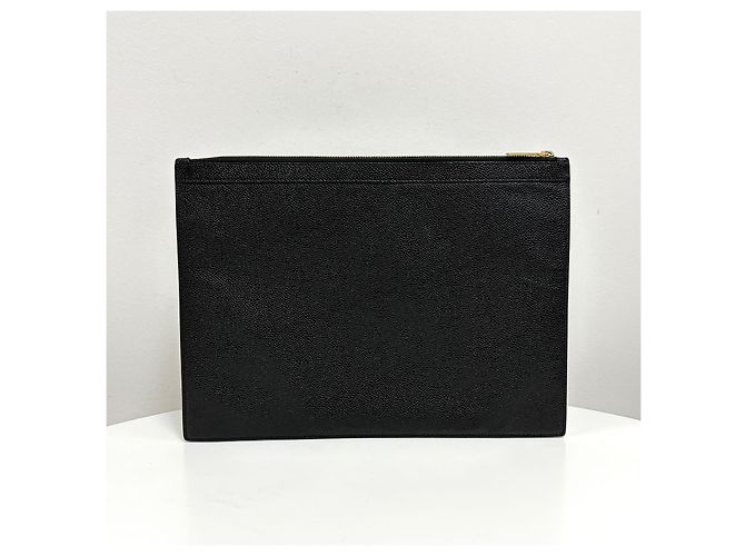 Thom Browne Clutch Stripe Black Medium - vista 3