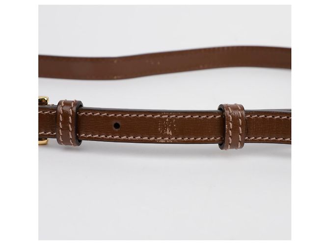 Gucci Bolso Mini Top Handle Horsebit Marrón - vista 5