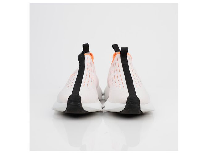 Sneakers in maglia Hermès Eclair marroni - vista 3
