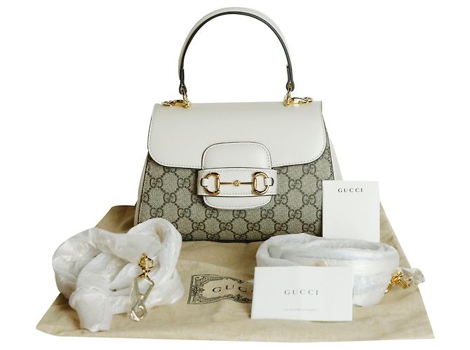Gucci Borsa crossbody con manico superiore Horsebit - vista 6