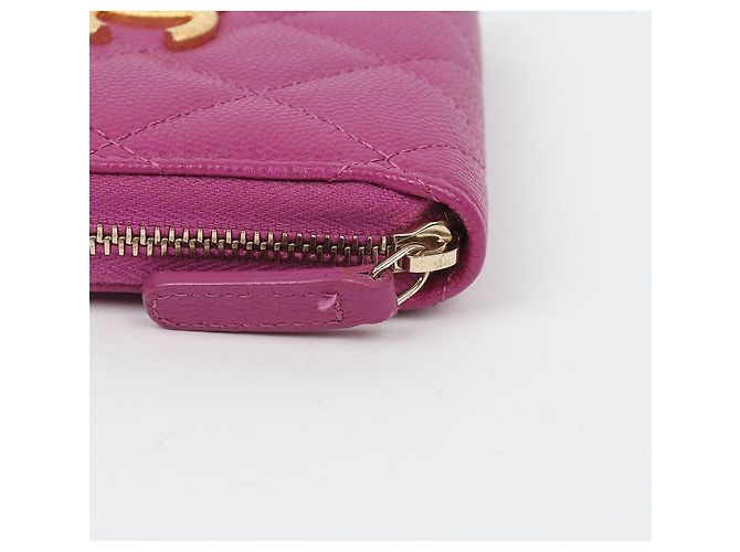 Chanel Portacarte con zip Logo - vista 6