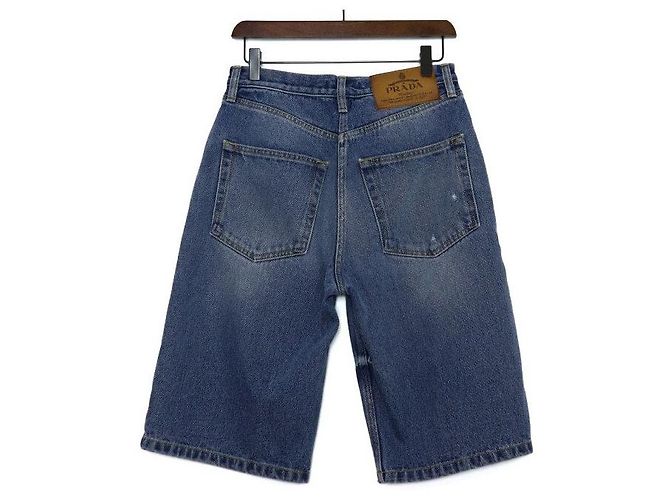Prada Bermudas de denim para mujer - vista 4