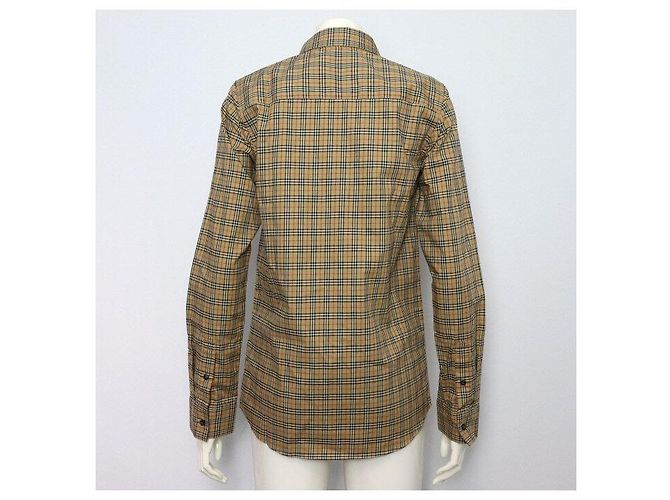 Burberry Camisa de algodão stretch xadrez para crianças e jovens mulheres - vista 4