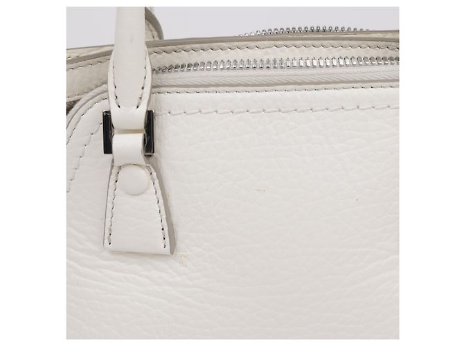 Maison Martin Margiela Micro Leder Tote Bag Weiß - Ansicht 5