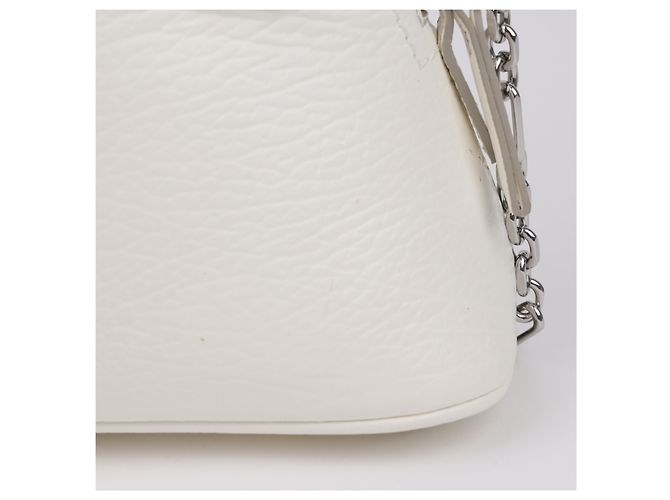 Maison Martin Margiela Micro Leder Tote Bag Weiß - Ansicht 7