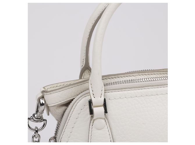 Maison Martin Margiela Micro Leder Tote Bag Weiß - Ansicht 8