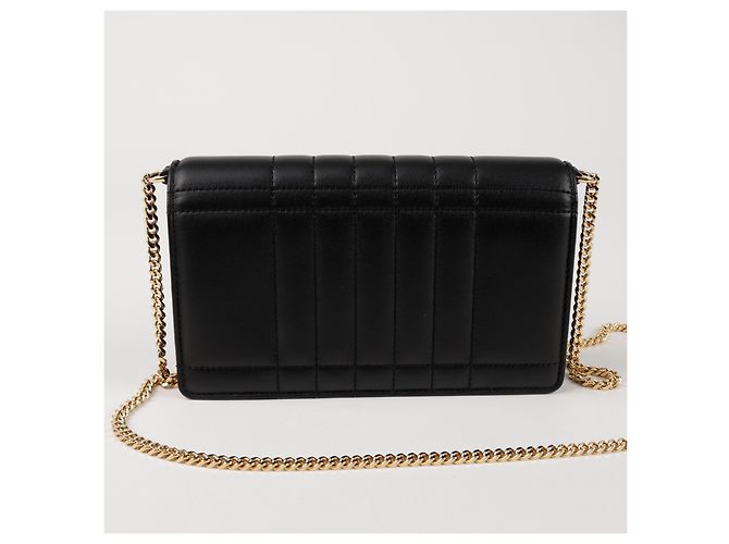 Burberry Borsa a tracolla Lola Chain Nera - vista 4