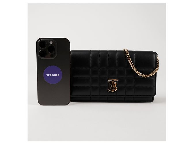 Burberry Borsa a tracolla Lola Chain Nera - vista 7