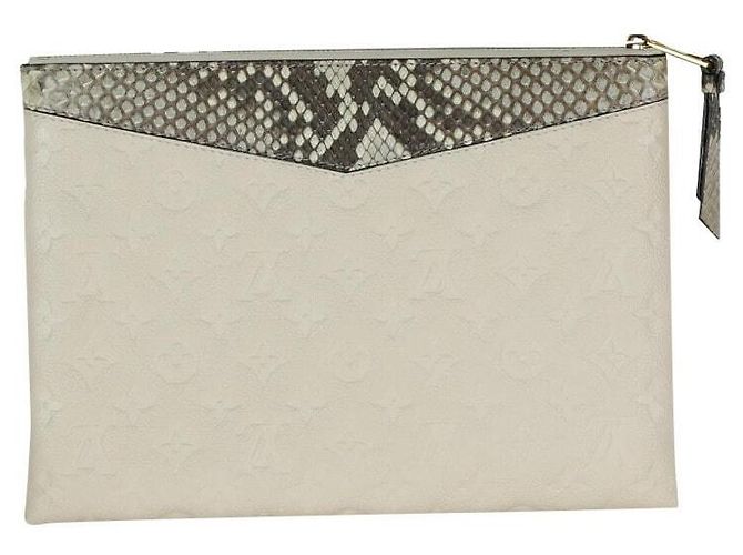 Louis Vuitton Monogram Python Daily Pouch Clutch Tasche - Ansicht 3