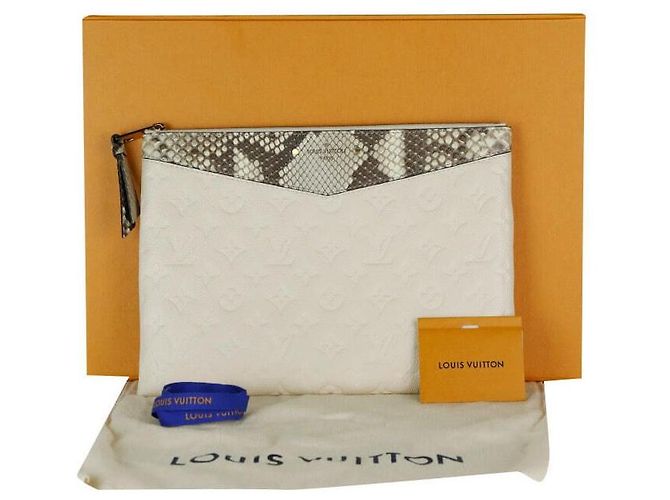Louis Vuitton Monogram Python Daily Pouch Clutch Tasche - Ansicht 6