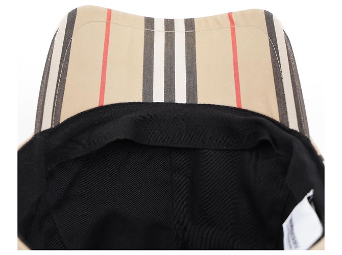 Burberry Cappellino da baseball vintage a quadri e righe - vista 6