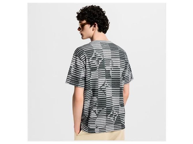 Louis Vuitton Monogram Kurzarm T-Shirt mit Rundhalsausschnitt - Ansicht 4