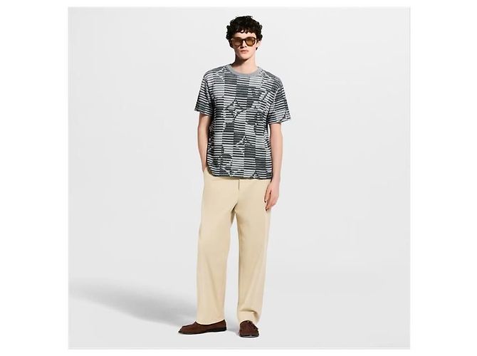 Louis Vuitton Monogram Kurzarm T-Shirt mit Rundhalsausschnitt - Ansicht 6
