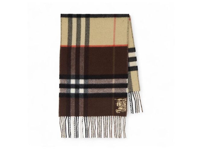 Burberry Cachecol de cashmere xadrez - vista 2