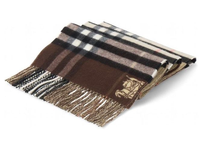 Burberry Cachecol de cashmere xadrez - vista 3