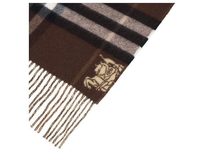 Burberry Cachecol de cashmere xadrez - vista 7