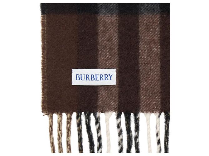 Burberry Cachecol de cashmere xadrez - vista 8