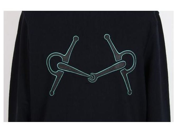 Hermès Leather Patch Horsebit Sweatshirt - view 7