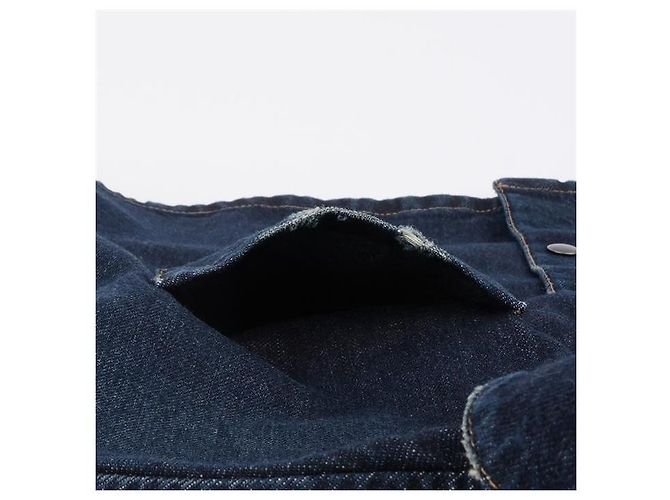 Camisa de denim de algodón azul Prada - vista 5