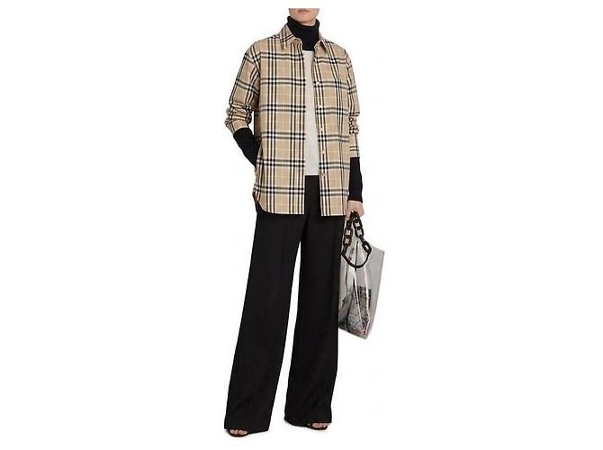 Burberry Camicia Vintage a Quadri in Cotone da Donna - vista 12