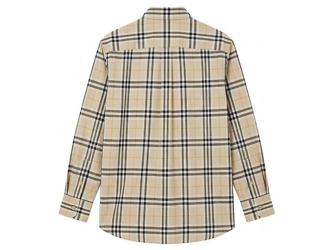Burberry Camicia Vintage a Quadri in Cotone da Donna - vista 9