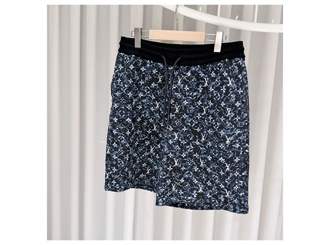 Louis Vuitton Pantaloncini in cotone trasparente Monogram - vista 2