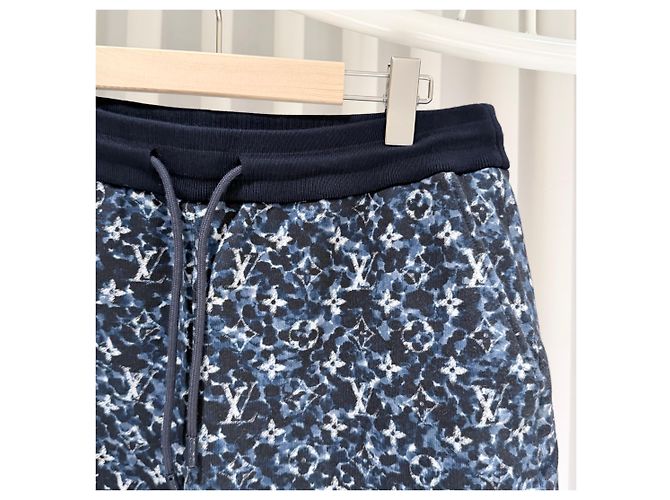 Louis Vuitton Pantaloncini in cotone trasparente Monogram - vista 4