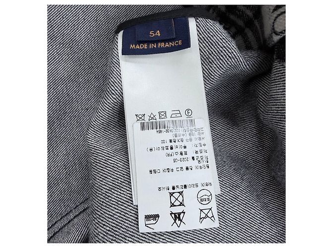 Louis Vuitton Checked Denim Overshirt Jacket - view 6