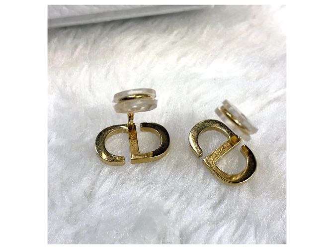 Dior Petite CD Clip-On Stecker-Ohrringe Gold - Ansicht 4