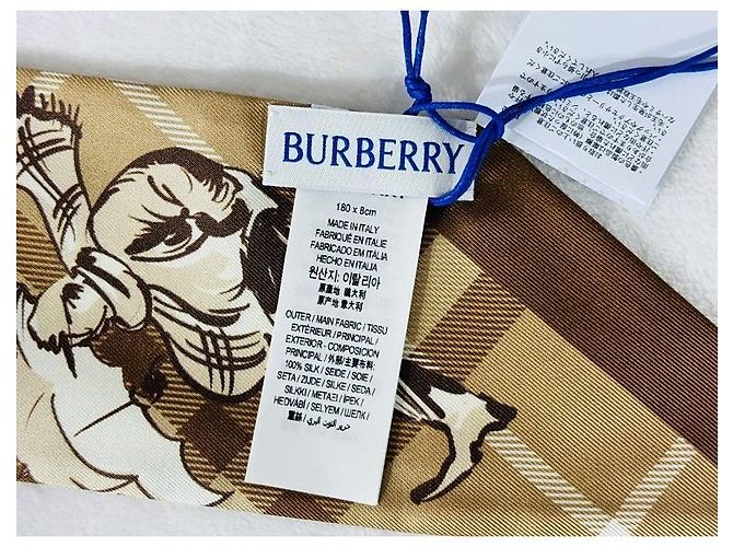 Burberry Lenço de seda Check Mate - vista 5