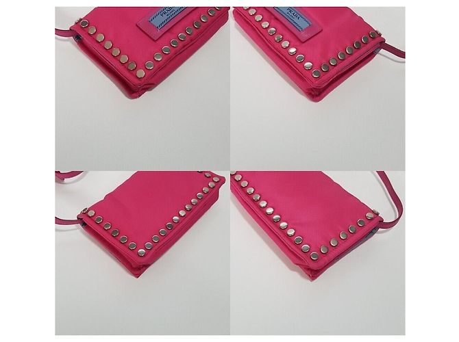 Prada Borsa a tracolla Etiquette Stud Pocono - vista 6