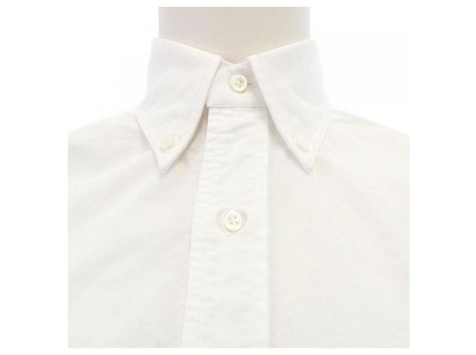 Thom Browne Camicia button-down in cotone Oxford con rifinitura RWB nascosta - vista 4