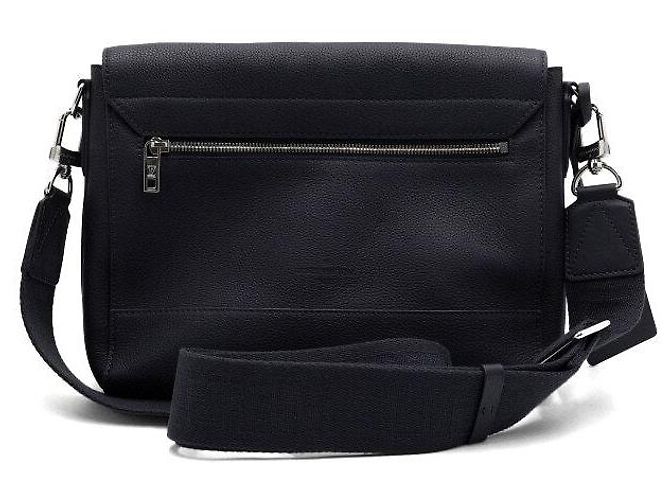 Louis Vuitton Borsa Messenger Aerogram Navy Takeoff MM - vista 4