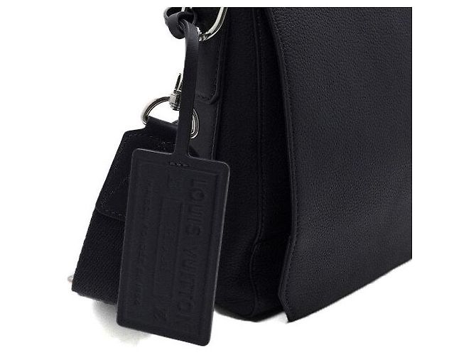Louis Vuitton Borsa Messenger Aerogram Navy Takeoff MM - vista 8