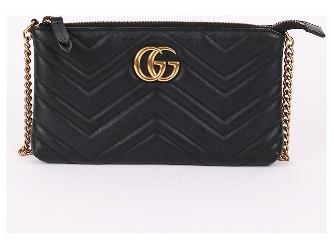 Gucci Mini Borsa a Catena GG Marmont Matelassé - vista 2