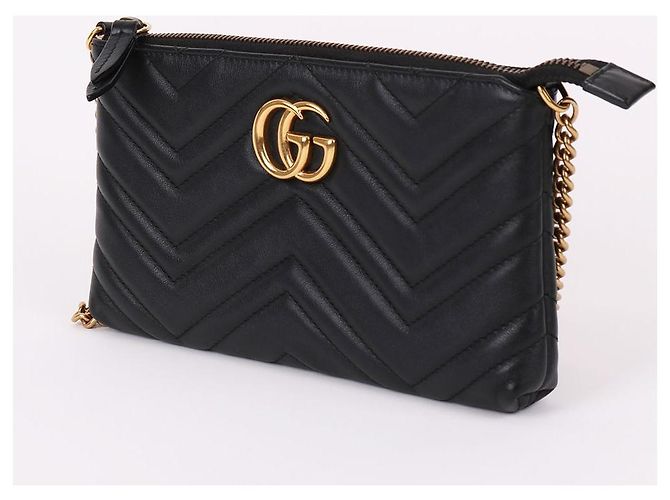 Gucci Mini Borsa a Catena GG Marmont Matelassé - vista 4