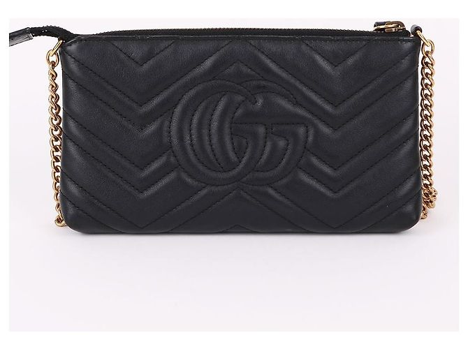 Gucci Mini Borsa a Catena GG Marmont Matelassé - vista 5