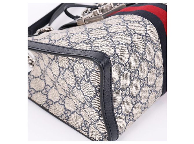 Padlock Gucci Borsa piccola a catena con lucchetto GG Supreme - vista 10