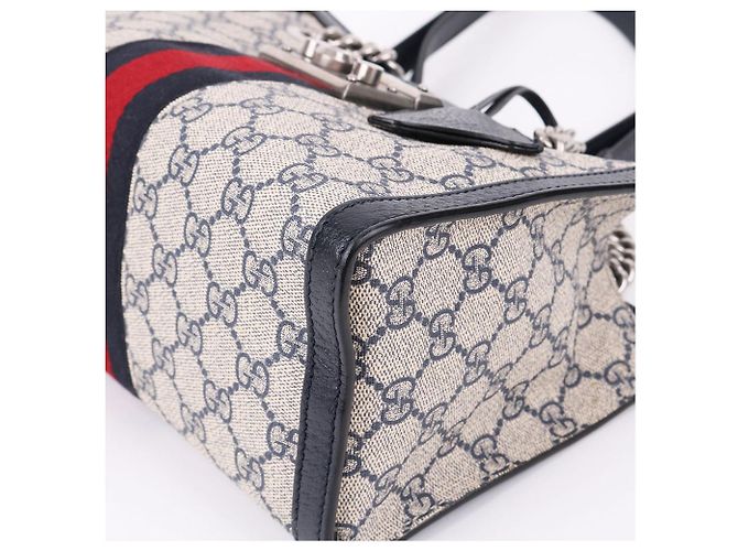 Padlock Gucci Borsa piccola a catena con lucchetto GG Supreme - vista 11