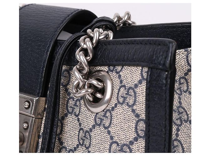 Padlock Gucci Borsa piccola a catena con lucchetto GG Supreme - vista 7