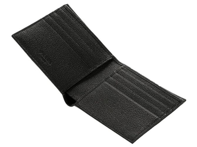 Prada Vitelho Grain Leather Bi-Fold Wallet stamp: - view 7