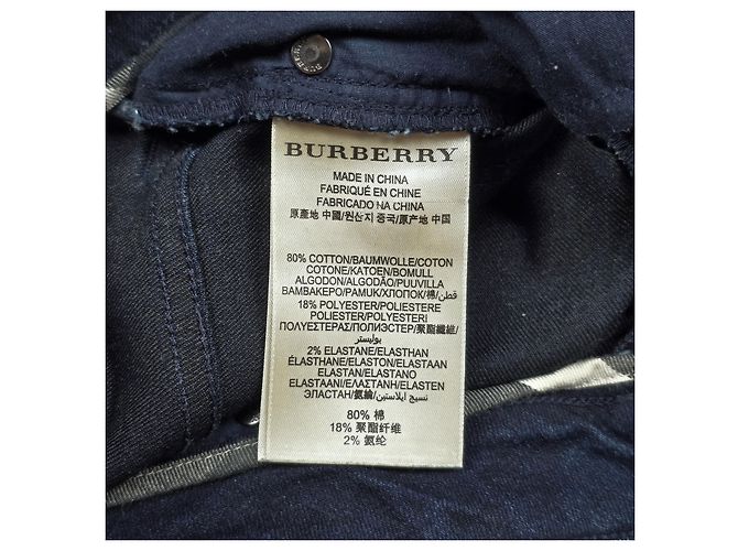 Vaqueros Skinny Burberry Azul Marino - vista 6