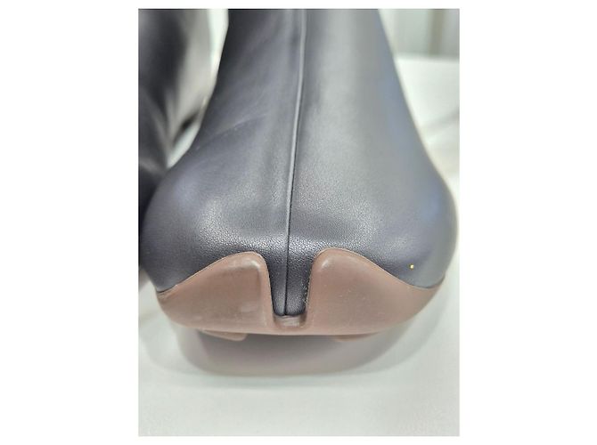 Burberry Phoenix Leather Sock Ankle Boots Size - view 23