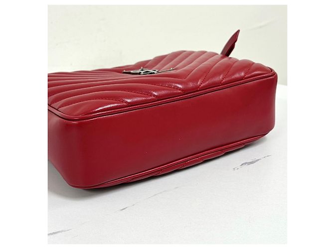 Autre Marque Borsa a tracolla Loulou Camera Bag Rossa - vista 10