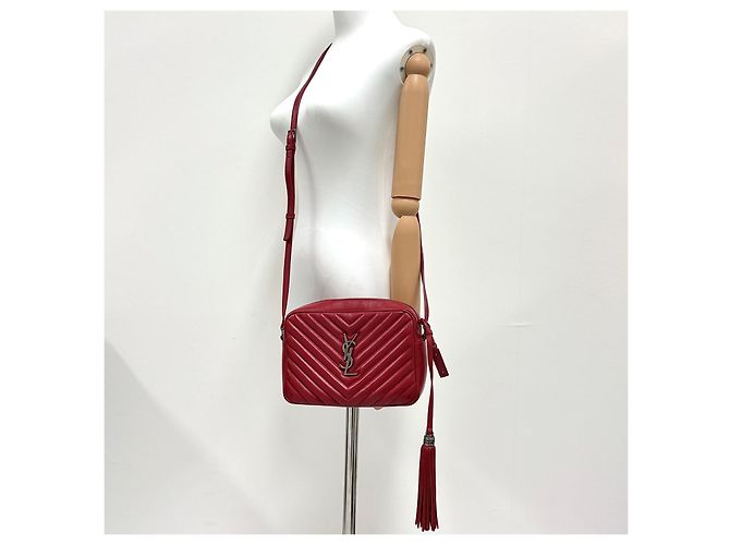 Autre Marque Borsa a tracolla Loulou Camera Bag Rossa - vista 2
