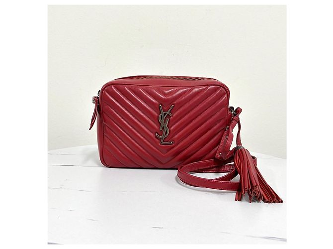 Autre Marque Borsa a tracolla Loulou Camera Bag Rossa - vista 3