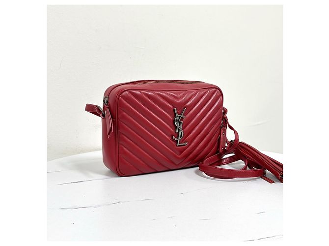 Autre Marque Borsa a tracolla Loulou Camera Bag Rossa - vista 4