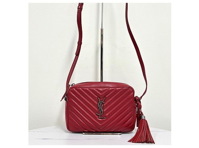 Autre Marque Borsa a tracolla Loulou Camera Bag Rossa - vista 6