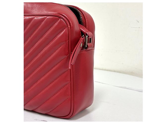 Autre Marque Borsa a tracolla Loulou Camera Bag Rossa - vista 8