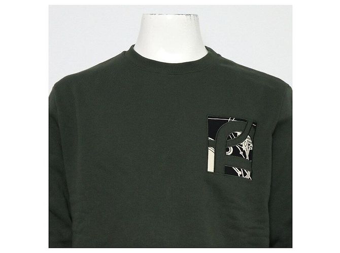 Hermès Crew Neck Sweatshirt with Embroidery - view 2